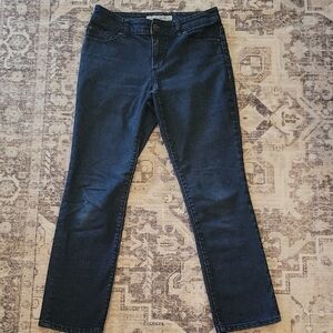Chico's Dark Blue Straight Leg Jeans